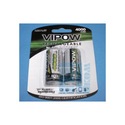AKUMULATORKI NI-MH C R14 4000mAh VIPOW opak. 2szt/blister