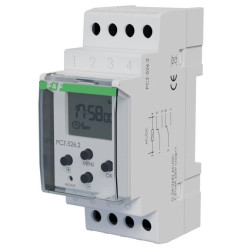 Zegar sterujący programowalny, astronomiczny z programowalną przerwą nocną, 2-kanałowy PCZ-526.2