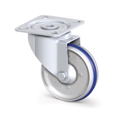 Koło samonastawne średnica kabla 100mm Tente 200kg wysokość całkowita 128mm