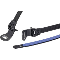 HellermannTyton 156-04096 sgt100sahd6.5s2 Cable Tie black/blue 12.7mm 1pc