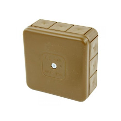 Puszka n/t IP55 85x85x37 brązowa VP-31 031-02 ViPlast