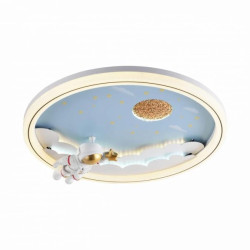 Lampa sufitowa plafon FOCUS kolor biały metal/aluminium, LED 3000 Lm 3000-5700K IP20 MX4020-1-DWD Zuma Line