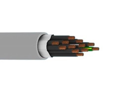 Kabel wielożyłowy liczba żył 12 0,5 mm2 Nieekranowany Alpha Wire Szary