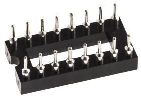 Podstawka DIL 2.54mm Pitch 7.62mm Row Spacing 16-pinowe, Przewlekany Toczony Pin, 3A ASSMANN WSW