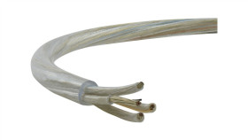 Przewód Prądowy H03vv-F / Omy 300V 4X0,75 Przezroczysty Linka Alkri /100M/