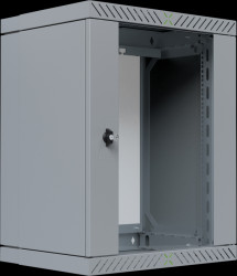 WGX-1506GR.G1 19" wall-mounted housing, 15U, depth 400 - 600 mm, Flat Pack
