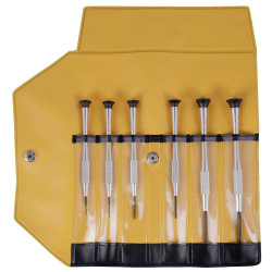 Bernstein 4-360-E04 Watchmaker Screwdriver Set 6-Piece Rust-Resistant