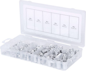 KS Tools 970.0620 Asortyment nitów gwintowanych, aluminium, M3x9mm-M10x21mm, 150 szt.