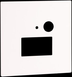 Magnetyczna płyta czołowa do oprawy LVS03M biała schodowa