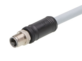 Zestaw przewodów 5-pinowe M12 Montaż na kablu Wtyczka Brad from Molex