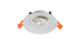 Oprawa Lima Okrągła Stała Biała Aluminiowa