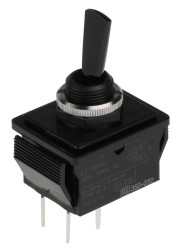 Przełącznik Wł.-wył. średnica wycięcia 12.7mm DPST Arcolectric (Bulgin) Ltd Montaż panelowy długość przełącznika 16.4mm