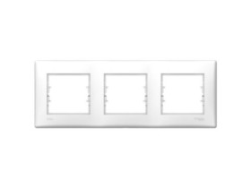 SEDNA Ramka 3 potrójna pozioma IP44 biała SDN5810721 SCHNEIDER ELECTRIC