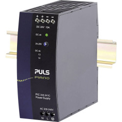 PULS PIC240.241C PIANO Rail PSU DIN 24V DC 10A 240W 1 Output 1piece