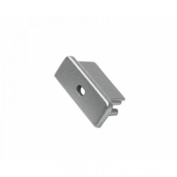 Zaślepka do profil Surface14 srebrna z otworem a2100040 /1szt/