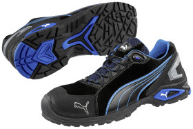 PUMA Rio Black Low 642750-41 Obuwie ochronne S3 Rozmiar buta (EU): 41 czarny, niebieski 1 szt.