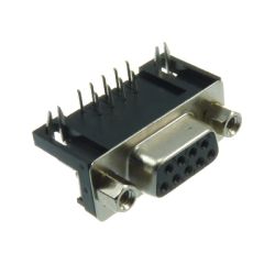 ZŁĄCZE DRB-09RS ŻEŃSKIE KĄTOWE W DRUK R-7,2MM RoHS