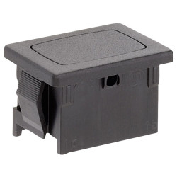 Marquardt 203.007.013 Rocker Switch Blanking Plug for 1800 Series Black