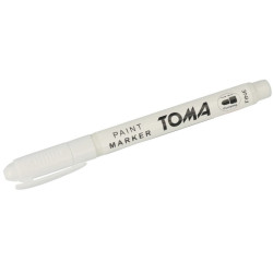 Marker 1,5mm olejny biały TOMA E/1,5mm-441 olejowy do ścieżek