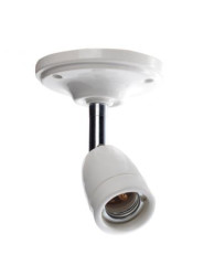 CERAMICZNY KINKIET REGULOWANY ŚCIENNO SUFITOWY BIAŁY CKREGW