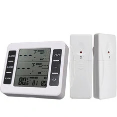 Wysokiej dokładności termometr 433MHz z funkcją inteligentnego alarmu Zakres temperatury wewnętrznej i zewnętrznej Wyświetlacz L