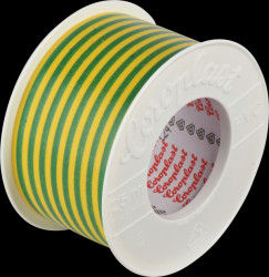 2071 Electrical insulation tape 302 KB4, 25 m, 50 mm, green/yellow