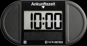 8020 KFZ - Electric parking disk PARK LITE, solar, black