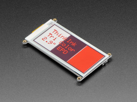 Adafruit 2.9" Tri-Color eInk / ePaper Display FeatherWing (Red Black White)