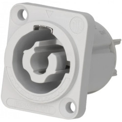 NEUTRIK Gniazdo tablicowe panelowe zasilające PowerCON 2P+Z 20A 250V szare NAC3MPXXB