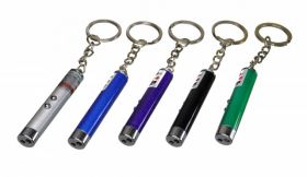 LATARKA BRELOK LED LASER 2W1