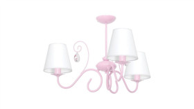 Żyrandol Sara Pink 3Xe14 Mlp1051 Milagro
