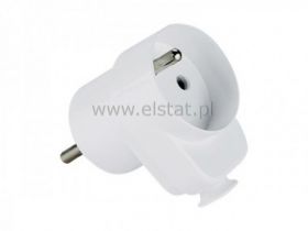 Rozgałęźnik 1GN ( 1o + 0 ) wtyczka; przewód