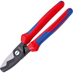 Knipex 95 12 200 Cable Shear - Twin Cutting Edge Multi Component Handles 200mm