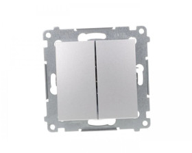 Simon 54 Łącznik świecznikowy srebrny mat DW5A.01/43