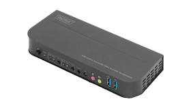 Urządzenie Przełącznik Kvm Hdcp 2.2,Hdmi 2.0,Usb 2.0,Usb 3.0 Ds-12874