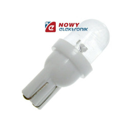 Dioda LED T10 R10 biała 12V żarówka