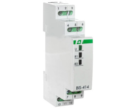 Przekaźnik impulsowy sekwencyjny 1P 24V AC/DC 8A BIS-414-24V