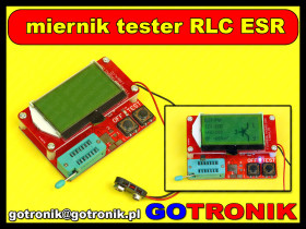 Tester miernik elementów RLC i półprzewodników