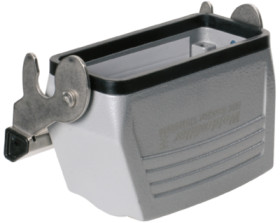 Grommet housing, size B16, die-cast aluminum, M25, straight, longitudinal bow locking, IP65, 1788290000