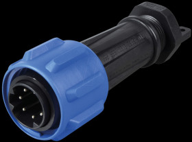 PXA911/07/P Flex cable connector, 7-pin, plug, large cable