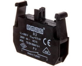 Element łączeniowy do kaset sterowniczych PV styk pomocniczy serii PV 1R montaż czołowy T0-PVB2