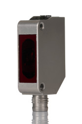 Czujniki fotoelektryczne Retrorefleksyjny w obudowie prostokątnej Omron PNP zakres 100 mm → 500 mm LED