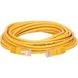 TruConnect TRUP5E5.0YW 5mtr CAT 5E UTP PVC Full Copper Patch Lead - Yellow