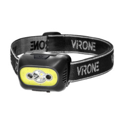 Latarka czołowa LED 3W 350lm 6K czujnik ruchu akumulatorowa czarna LT-13/B Orno