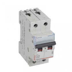 Wyłącznik nadprądowy 2P D 25A 10kA AC S312 DX3 409453