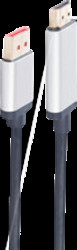 SP03-21055 DisplayPort 1.4 cable, DP-HDMI, 4K 60 Hz, 5.00 m, blue