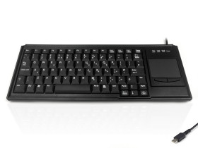 Klawiatura Touchpad przewodowa, kolor: Czarny, USB, QWERTY (Wielka Brytania), Ceratech