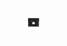 Zaślepka do profilu Standard czarna z otworem