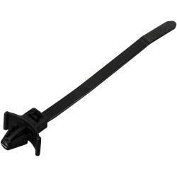 TruComponents 40692 Cable tie 100mm 4.8mm Blk Wing lock/UV/Chem-res 100pcs
