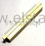 Złącze żeń. ( styk64 2x32 ) L= 4mm proste